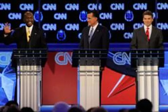 GOP Debate in Las Vegas on October 18 2011 Credit Ethan Miller Getty Images News Getty Images CNA US Catholic News 10 25 11