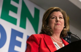 Georgia's 6th Congressional district Republican candidate Karen Handel gives a victory speech, June 20, 2017 in Atlanta, Georgia.   Jessica McGowan/Getty Images.