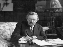 GK Chesterton. public domain
