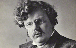 G. K. Chesterton, by Ernest Herbert Mills, 1909_Public Domain_CNA