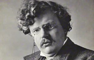 G. K. Chesterton, by Ernest Herbert Mills, 1909_Public Domain_CNA 