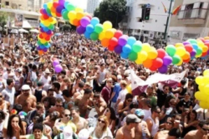 Gay Pride Parade Tel Aviv Credit Ira Zlicha CNA Catholic News 6 4 12