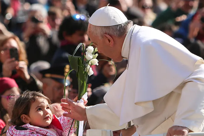 General audience with Pope Francis 7 on March 18 2015 Credit Daniel Ibanez CNA