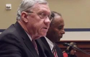 George Sheldon, acting assistant secretary for HHS's Administration for Children and Families, testifies before the U.S. House committee.