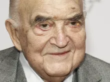George Weidenfeld at the Axel Springer 100th Anniversary Ceremony on May 2, 2012. 