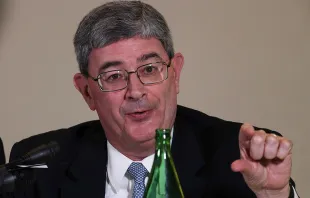 George Weigel speaks at the Teutonic College in Rome, Oct. 27, 2015.   Bohumil Petrik/CNA.