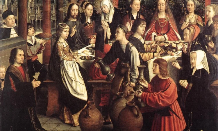 Gerard Davids The Marriage at Cana c 1500 public domain