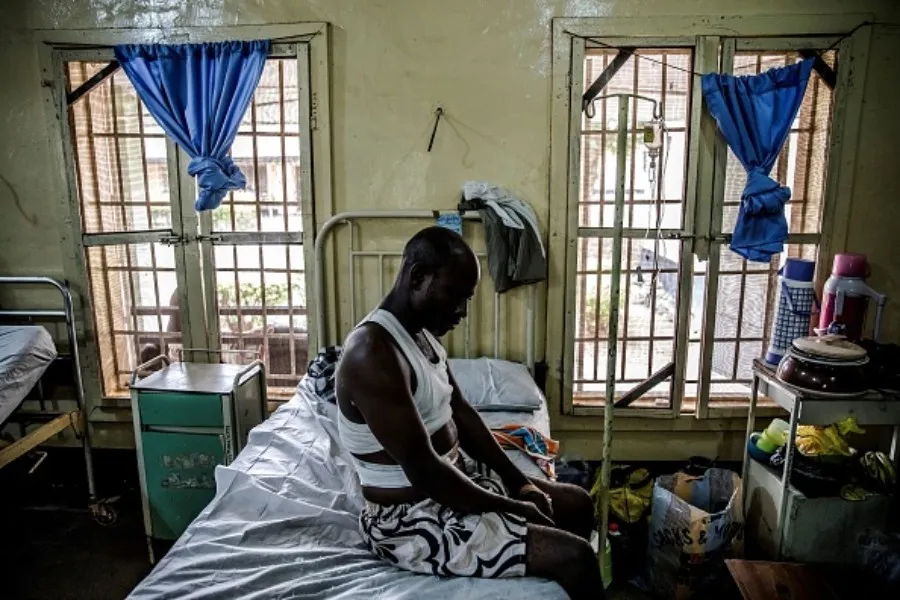 Emmanuel Sani, a farmer affected by a Fulani attack at his village, rests on a bed at St. Gerard’s Catholic Hospital, Kaduna, Nigeria, April 13, 2019. ?w=200&h=150