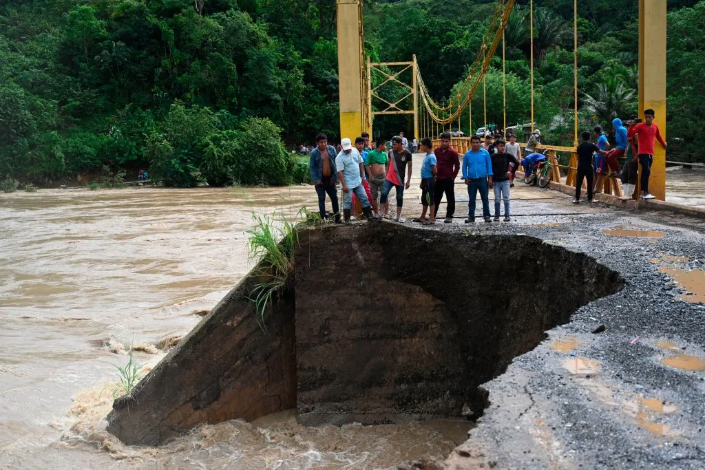 Damage to a bridge in Alta Verapaz, Guatemala following Hurricane Eta. ?w=200&h=150