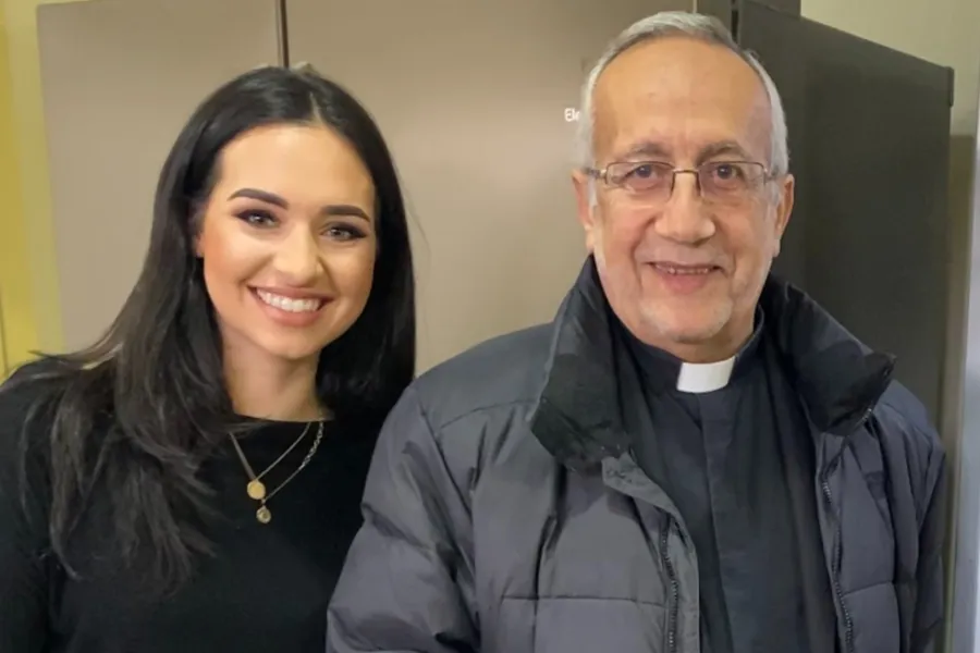 Archbishop Raphael Minassian with Gia Chacón, organizer of Operation Christmas for Armenia. Photos courtesy of For the Martyrs.?w=200&h=150