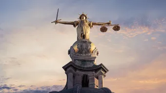 Lady Justice atop the Old Bailey in London.