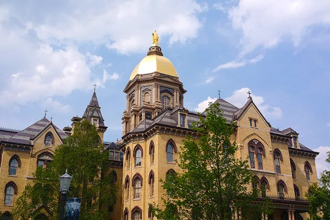 Golden Dome at the University of Notre Dame Credit Matthew Rice CC 40 CNA