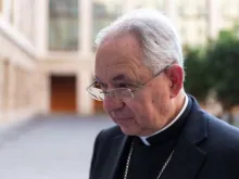 Archbishop José H. Gómez of Los Angeles at the North American College in Rome, Sept. 16, 2019. 
