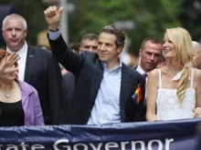 Gov. Andrew Cuomo marches during the Gay Pride parade on June 26, 2011 in New York City. Mario Tama/Getty Images News/Getty Images