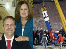 Greg and Angie Hall / The rescue operation in Chile