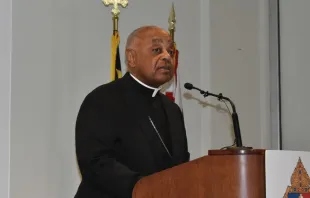 Archbishop Wilton Gregory at a press conference in Washington, DC, April 4, 2019.  