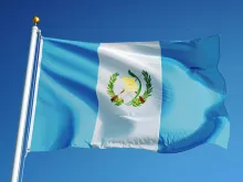 Guatemalan flag. 
