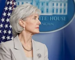 HHS Sec Kathleen Sebelius listens as President Obama announces the contraceptive mandate at the White House, Jan. 12, 2012. Official White House Photo by Pete Souza.?w=200&h=150
