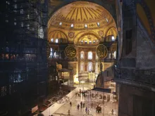 Hagia Sophia, which was inaugurated as a mosque July 24. 