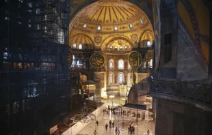 Hagia Sophia, a museum in Istanbul which was formerly a church, and then a mosque.   Daniel Ibanez/CNA.