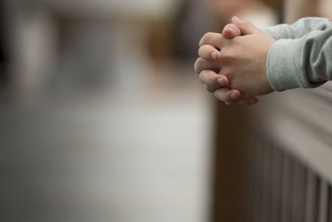 Hands in prayer at the Cathedral of the Immaculate Conception in Denver Jan 17 2105 Credit Catholic Charities Jeffrey Bruno CC BY 20 CNA 1 26 15