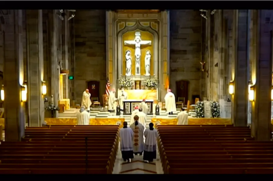 Archbishop Hartmayer installation Mass. Screenshot EWTN.?w=200&h=150