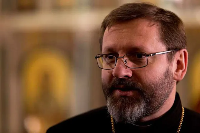 His Beatitude Sviatoslav Shevchuk Major Archbishop of the Ukrainian Greek Catholic Church ACI Group CNA