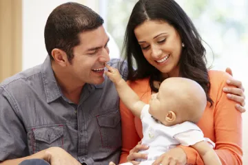 Hispanic couple with baby Credit Monkey Business Images  Shutterstock 