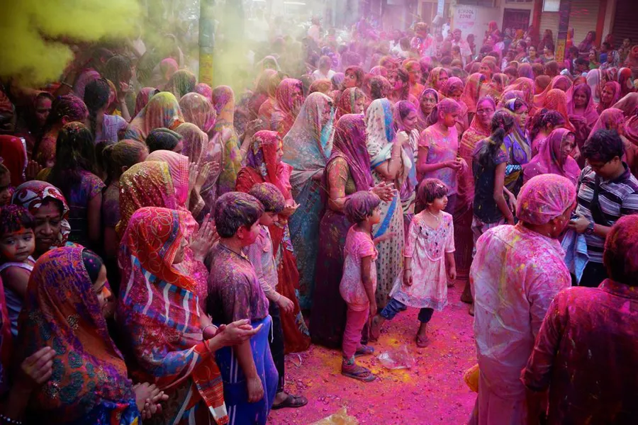 Holi, the festival of color, celebrated in Hyderabad, Telangana, India, in 2014. ?w=200&h=150