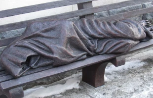 Homeless Jesus.   Matt Hadro/CNA.