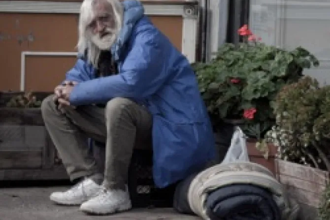 Homeless Man Credit Franco Folini CC BY SA 20 CNA US Catholic News 9 14 11