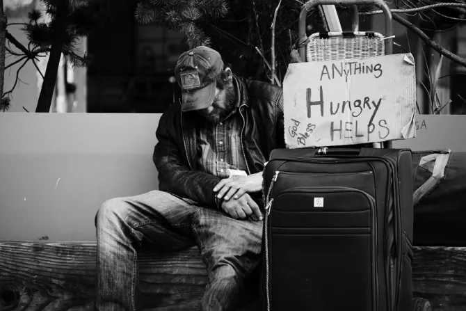Homeless man Credit Steve Knutson via Unsplash