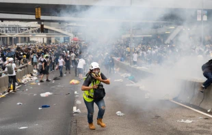 Hong Kong protest in June 2019.   Dave Coulson Photography / Shutterstock.