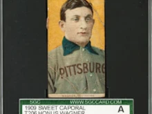 The card being auctioned off by the School Sisters of Notre Dame. 