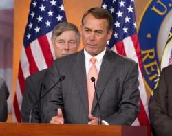  House Speaker John Boehner and Energy and Commerce Chairman Fred Upton (behind) at a press conference on March 10, 2011. ?w=200&h=150