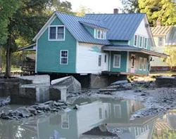 Houses severely damaged after Hurricane Irene came through Bethel, Vt. on August 29, 2011. ?w=200&h=150