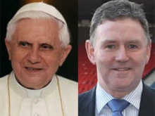 Hugh Dallas and Pope Benedict XVI