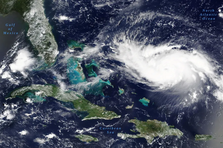 Hurricane Dorian in the Caribbean Sea in August 2019. ?w=200&h=150