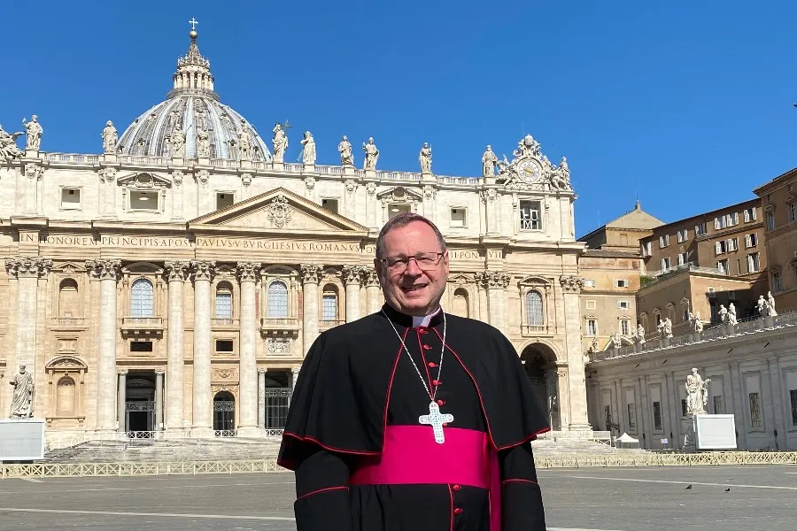 Bishop Georg Bätzing, president of the German bishops’ conference in St. Peter’s Square, June 27, 2020.?w=200&h=150