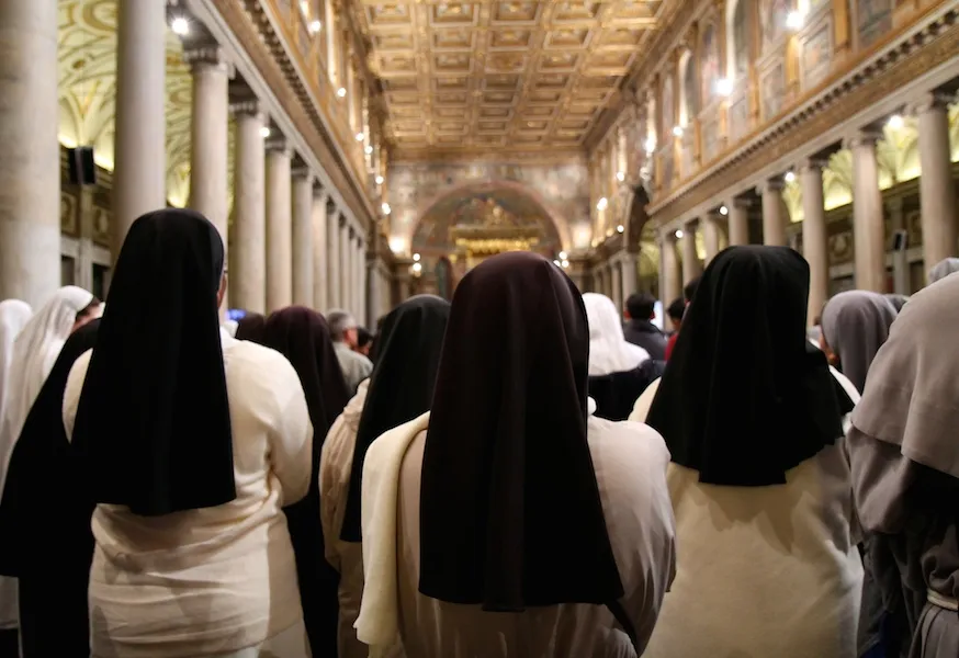 Religious attend the Rome prayer vigil on Nov. 29, 2014 marking the Year for Consecrated Life. ?w=200&h=150