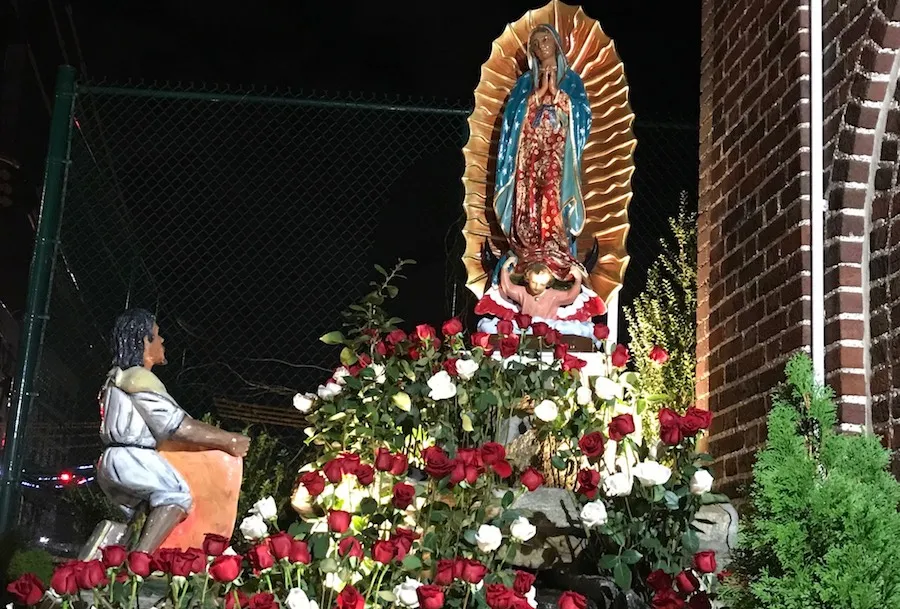 New statue of Our Lady of Guadalupe at the Church of Our Lady of Solace. Photo courtesy of the Diocese of Brooklyn.?w=200&h=150