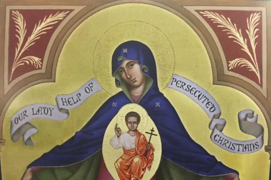 Icon of Our Lady Help of Persecuted Christians, presented at the Knight of Columbus convention. ?w=200&h=150