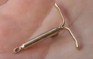 A bronze cast of an IUD.   Sarah Mirk via Flickr (CC BY 2.0).