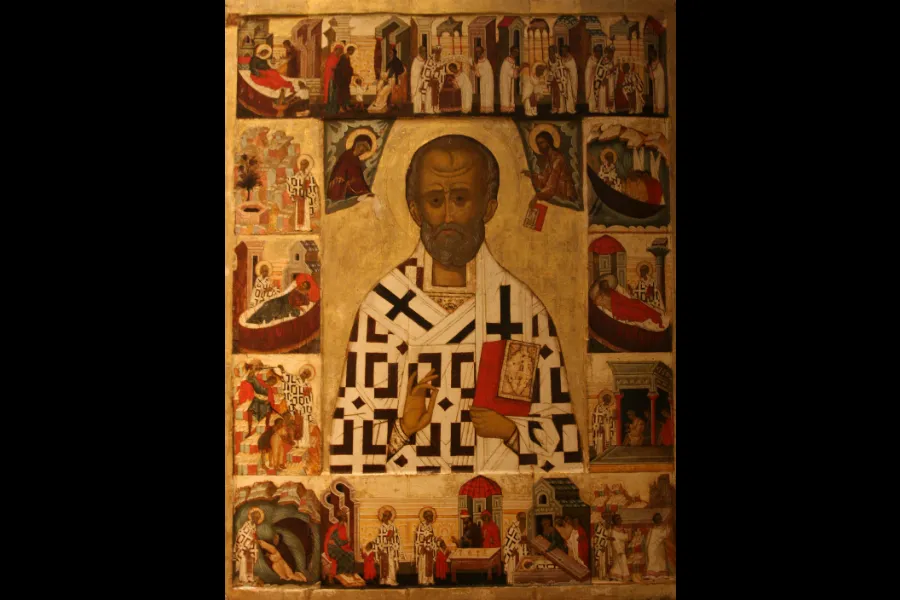 A Russian icon of St. Nicholas, c. 1500.?w=200&h=150