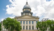 Illinois state capitol in Springfield.