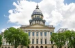 Illinois state capitol in Springfield.