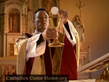 Image from CatholicsComeHome.org commercial. 
