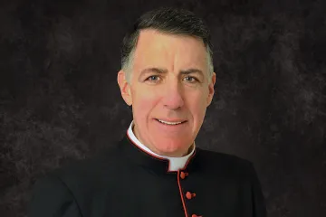Image of Bishop elect James F Checchio Credit Leo Song Seminarian Pontifical North American College CNA 3 8 16