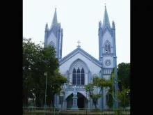 Immaculate Conception Cathedral in Puerto Princesa, Philippines. 