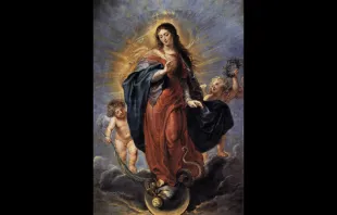 'Immaculate Conception' by Peter Paul Rubens, circa 1628. null